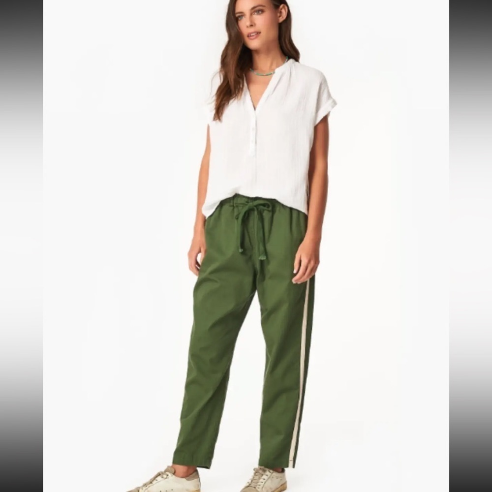 XiRENA Olive Green Ankle Drawstring Track Pants